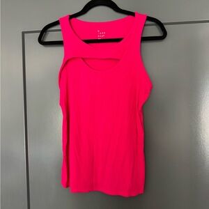 Women's Pink Sleeveless Top